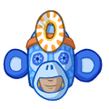 An alternate icon for Patch, seen on the front of his shop