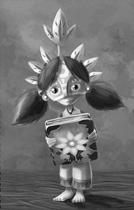 Young Leafos, as seen in the Storybook